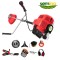Motocoasa Micul Fermier 712, 4.6 CP + 8 accesorii 