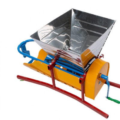 Zdrobitor manual si Desciorchinator - Micul Fermier - cuva inox - productie 300kg/h GF-1437