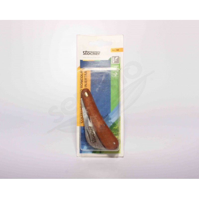 Cutit pentru altoit cu lama secera Stocker - 64 mm