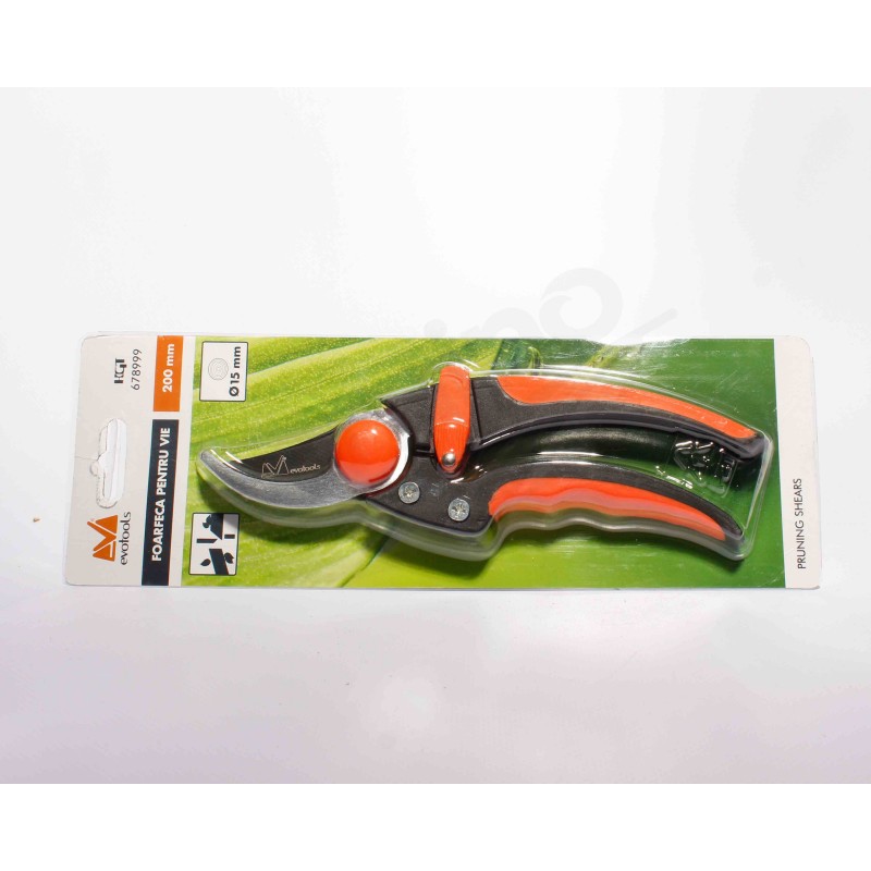 Foarfeca pentru Vie cu Maner Curbat - 200 mm