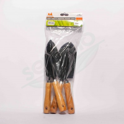 Mini-unelte Gradina EvoTools - Maner Lemn - 4 Buc.