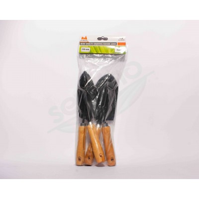 Mini-unelte Gradina EvoTools - Maner Lemn - 4 Buc.