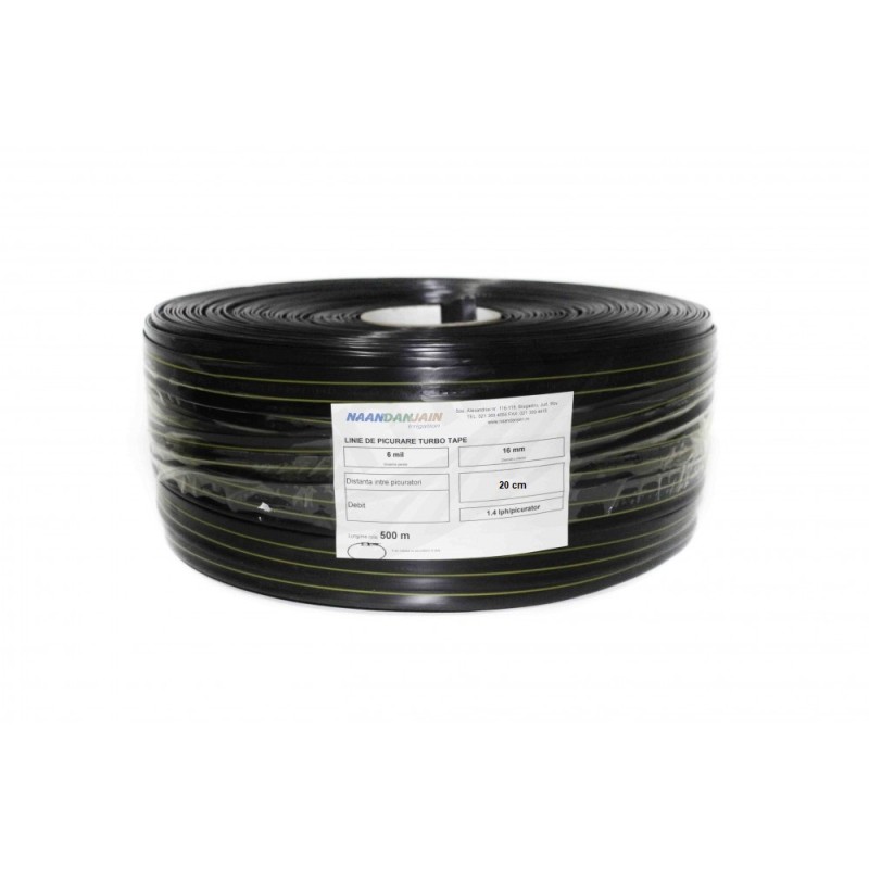 Banda pentru irigare prin picurare NaanDanJain - 550 m - 6mil/20cm