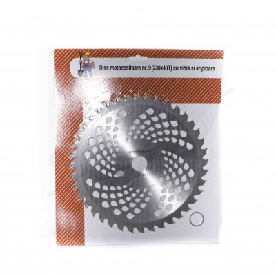 Disc motocoasa cu vidie 230x40T
