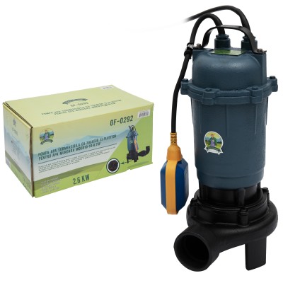 Pompa apa murdara - GF-0292 - cu tocator si plutitor EUROAQUA