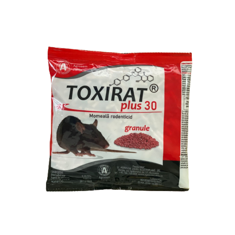 Toxirat plus 30 Granula rosie 150 gr